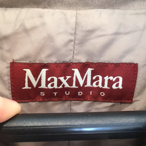 Maxmara Studio Down Feather Coat Size 8 - Picture 4 of 10